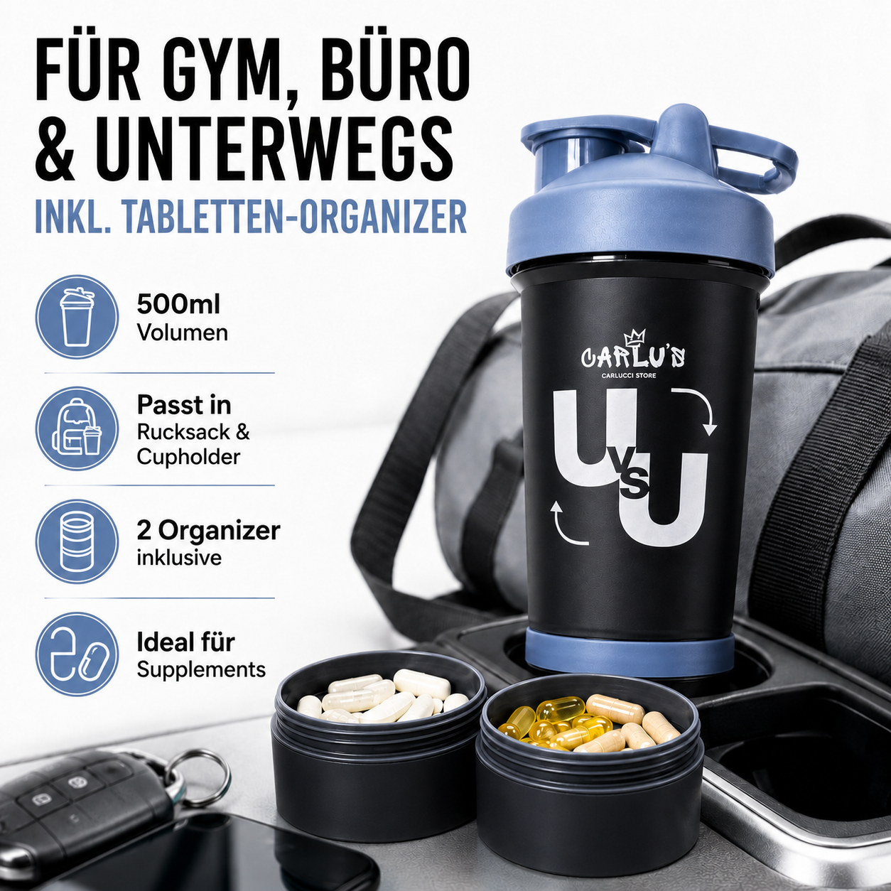 Carlu's UvsU Shaker – Schwarz/Weiß 5