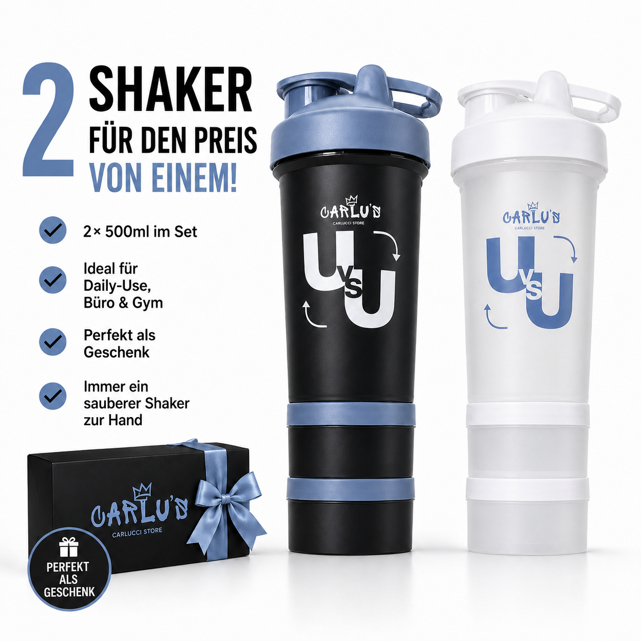 Carlu's UvsU Shaker – Schwarz/Weiß 6